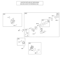 Air Cleaner, Carburetor, Kit/Gasket Sets-Carburetor Diagram and Parts List for 21032-0112-E1  Briggs and Stratton Engine